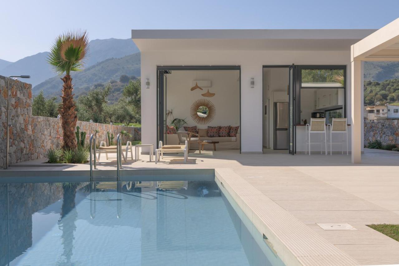 Pelagias Villa Lefka With Heated Pool Mathés Exterior foto