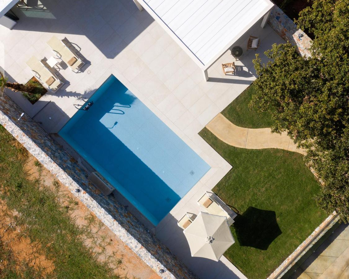 Pelagias Villa Lefka With Heated Pool Mathés Exterior foto