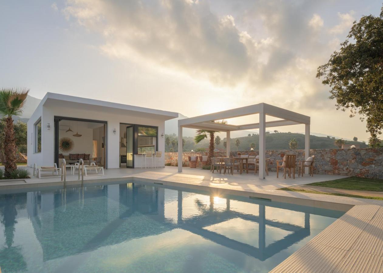 Pelagias Villa Lefka With Heated Pool Mathés Exterior foto