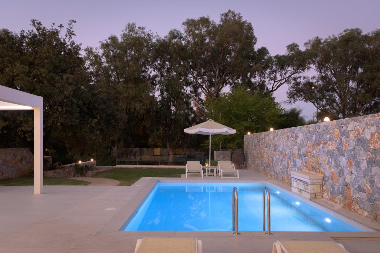 Pelagias Villa Lefka With Heated Pool Mathés Exterior foto